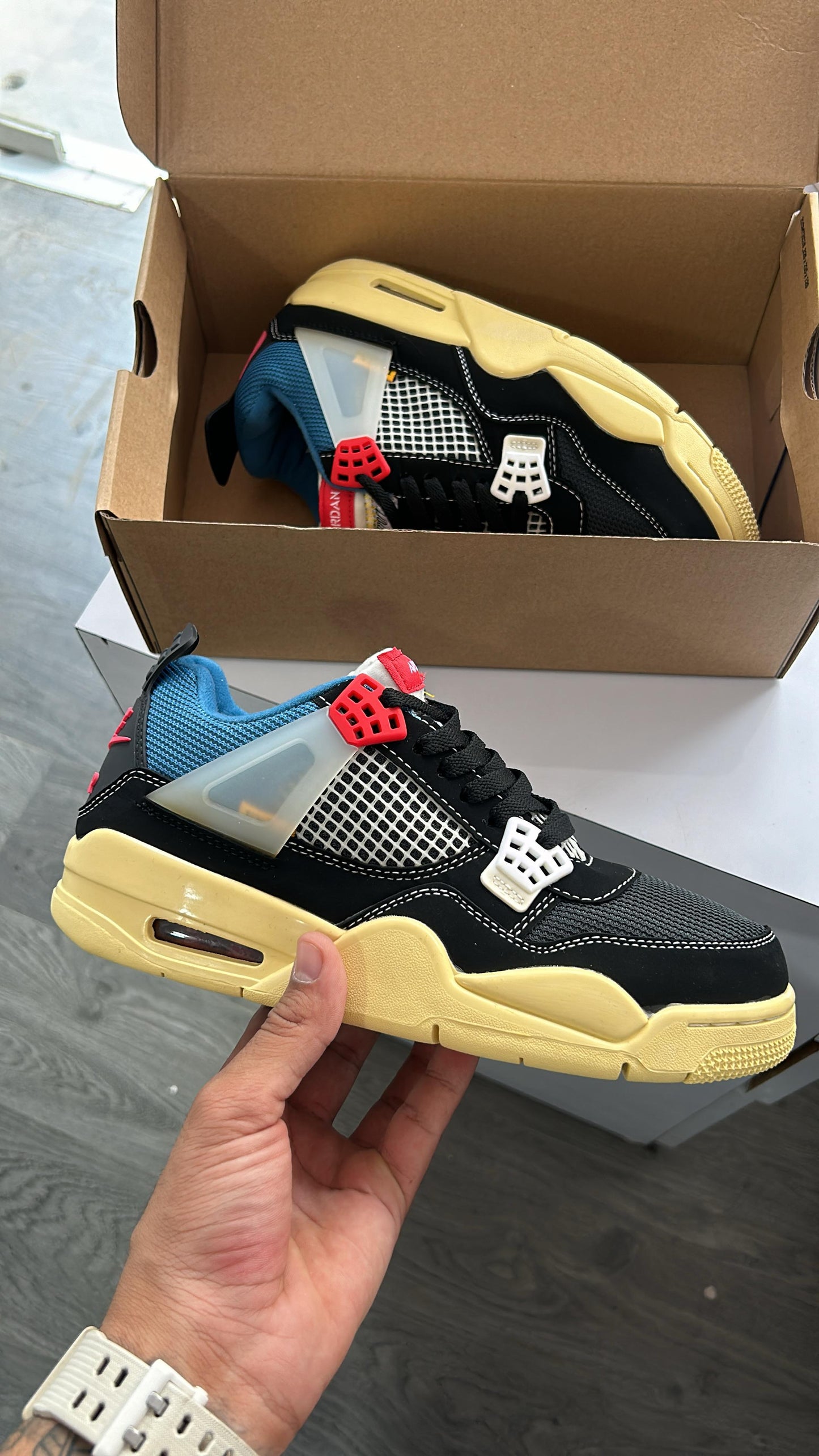 Air Jordan 4 x Union Black